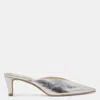 Dolce Vita Sarina Heels Beige Crinkle Patent In Multi