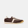 Dolce Vita Sariya Sneakers Dk Brown Nylon In Multi