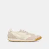 Dolce Vita Sariya Sneakers White Nylon In Neutral