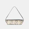 Dolce Vita Savaii Shoulder Bag Black White Snake Stella In Brown