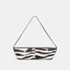 Dolce Vita Savaii Shoulder Bag Zebra Calf Hair In Black