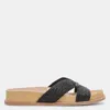 Dolce Vita Selda Raffia Slide Sandal In Multi