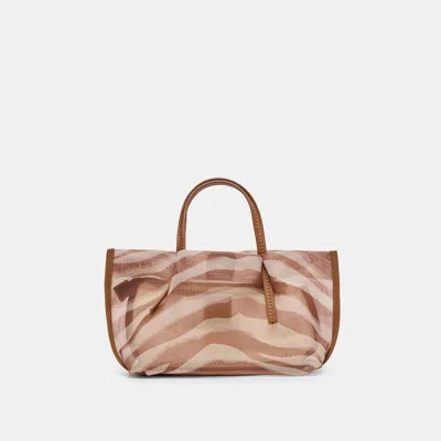 Dolce Vita Selene Handbag In Zebra Mesh By