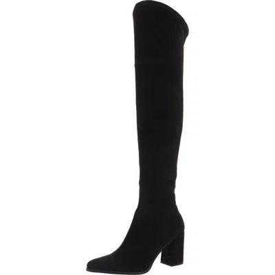 Dolce Vita Selora Womens Block Heel Suede Over-the-knee Boots In Multi