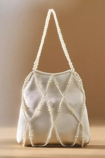Dolce Vita Serila Beaded Bag In White