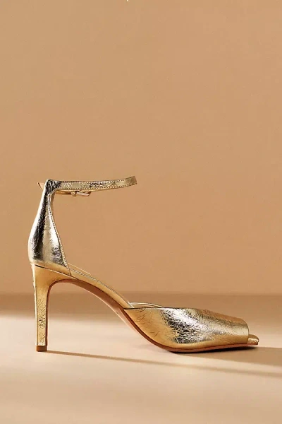 Dolce Vita Serlo Crinkle Patent Leather Heels In Multi