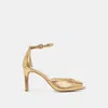 Dolce Vita Serlo Heels Gold Crinkle Patent