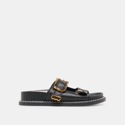 Dolce Vita Sevana Sandals Black Leather