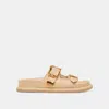 Dolce Vita Sevana Sandals Lt Natural Raffia In Nude