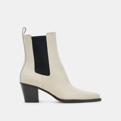 Dolce Vita Shadie H2o Booties Ivory Crinkle Patent