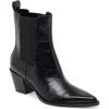 Dolce Vita Shadie H2o Wide Booties Midnight Crinkle Patent