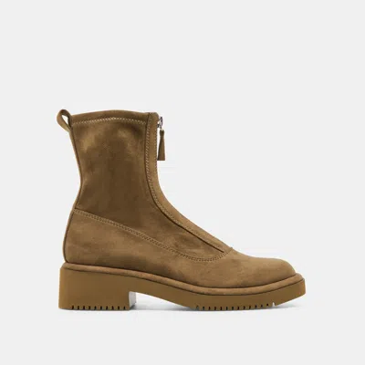 Dolce Vita Shante Boots Dk Olive Stella Suede In Multi