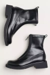 Dolce Vita Shante Zip-front Boots In Black