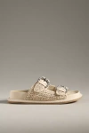 Dolce Vita Shauny Crystal Sandals In White