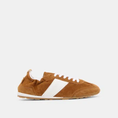 Dolce Vita Shyla Sneakers Cognac Suede In Brown