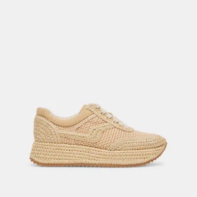 Dolce Vita Shyloh Sneakers Lt Natural Raffia