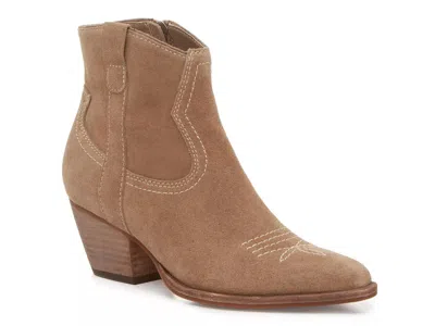 Dolce Vita Silma Western Bootie In Brown