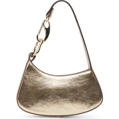 Dolce Vita Silvie Faux Leather Convertible Crossbody Bag In Platino