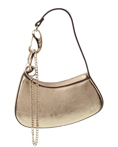 Dolce Vita Silvie Leather Shoulder Bag In Gold