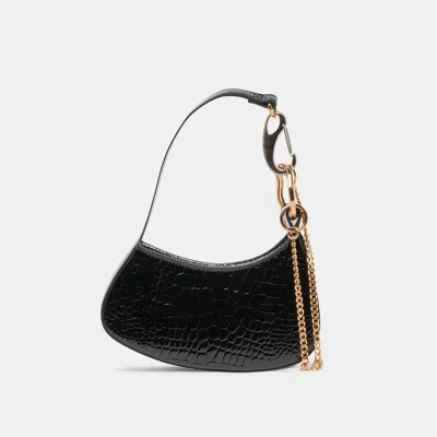 Dolce Vita Silvie Shoulder Bag Black Croco Stella