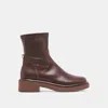 Dolce Vita Simaya H2o Boots Mahogany Leather In Brown