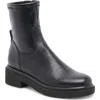 Dolce Vita Simaya H2o Waterproof Platform Bootie In Black Leather H2o