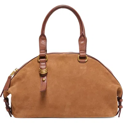 Dolce Vita Sion Leather Satchel In Brown