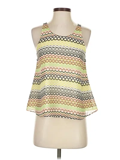 Pre-owned Dolce Vita Sleeveless Blouse In Yellow
