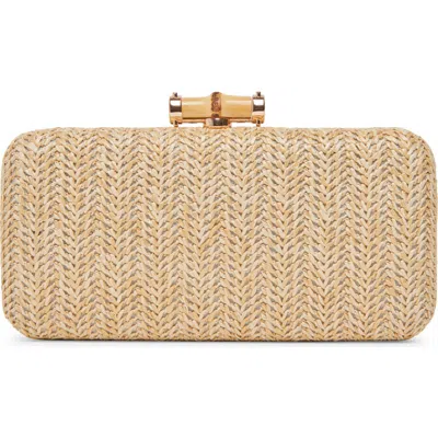 Dolce Vita Solace Raffia Convertible Clutch In Natural