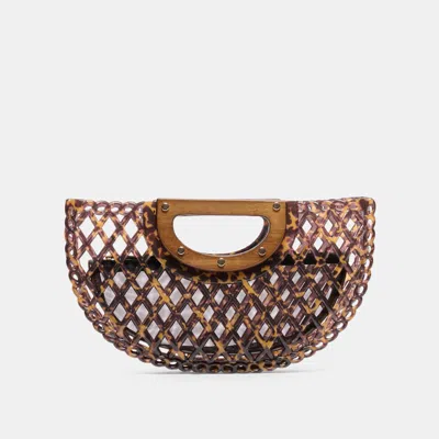 Dolce Vita Solandra Clutch In Tortoise Jelly By  In Brown