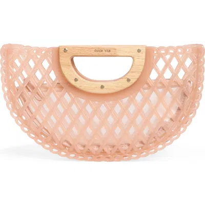 Dolce Vita Solandra Jelly Clutch In Pink
