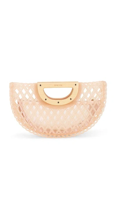 Dolce Vita Solandra Jelly Fan Bag In Pink