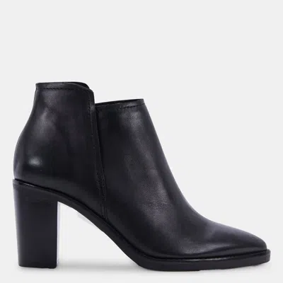 Dolce Vita Spade Booties Black Leather