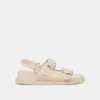 Dolce Vita Starla Mesh Sandals Creme Woven Mesh In Neutral
