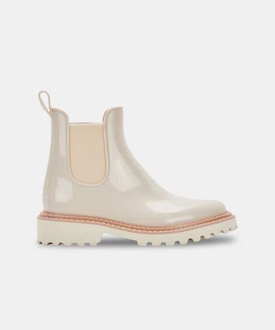 Dolce Vita Stormy Rainboots Ivory Patent Stella