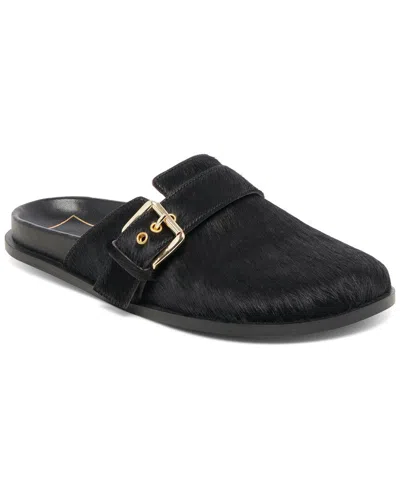 Dolce Vita Sunday Haircalf Flat In Black