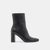 Dolce Vita Suzy Wide Booties Black Leather In Black