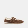 Dolce Vita Swan Sneakers Dk Brown Suede In Brown