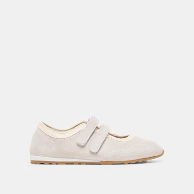 Dolce Vita Swan Sneakers Taupe Suede In Brown