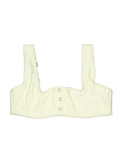 Pre-owned Dolce Vita Swimsuit Top Ivory Swimwear In White