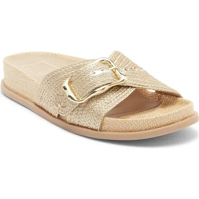 Dolce Vita Sydnee Slide Sandal In Gold