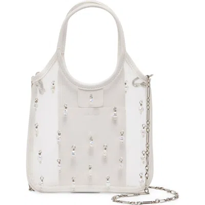 Dolce Vita Sylvene Canvas Crossbody In White