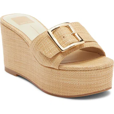 Dolce Vita Talbot Wedge Slide Sandal In Brown