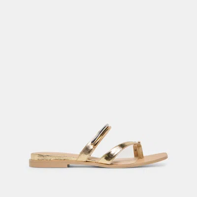 Dolce Vita Tarina Sandals In Gold Size 13 By