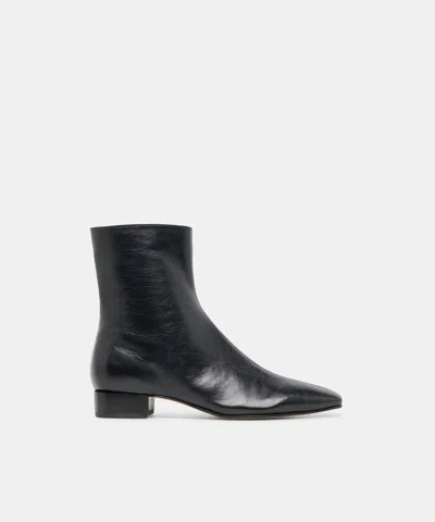 Dolce Vita Tarine Wide Booties In Black Leather Size 6w By