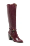 Dolce Vita Tarren Knee High Boot In Burgundy