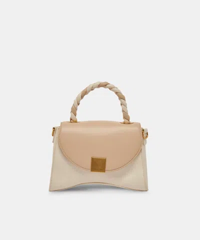 Dolce Vita Tatum Handbag In Dune Ivory Soft Nappa Leather By