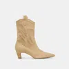 Dolce Vita Tavla Boots Camel Suede In Nude