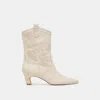 Dolce Vita Tavla Boots Off White Leather