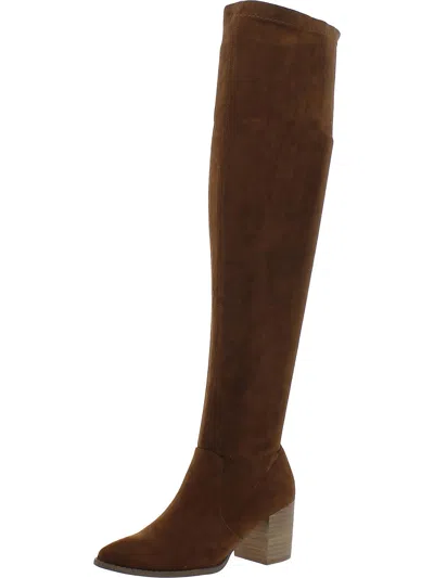 Dolce Vita Tempt Womens Faux Suede Over-the-knee Boots In Multi